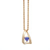 14ct Tanzanite and Diamond Pendant