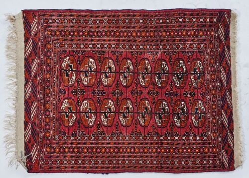 A Hand-Knotted Teke Turkoman Rug