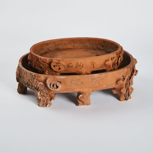 A Chinese 20th Century YiXing Flower Pot
