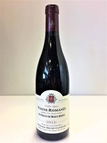 (1) 2013 Domaine Bruno Clavelier 'Les Hauts de Beaux Monts' Vosne Romanee