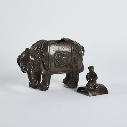 A Chinese Mid-Qing Dynasty Bronze Diffuser