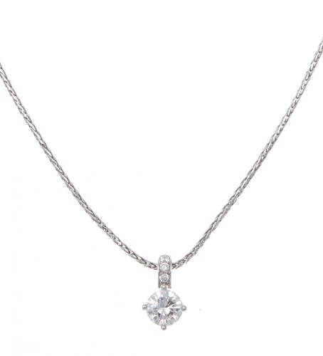 18ct 1.01ct Diamond Pendant