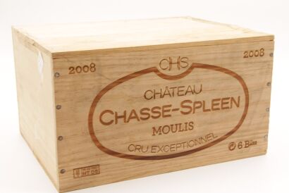 (6) 2008 Chateau Chasse-Spleen, Moulis-en-Medoc (OWC)