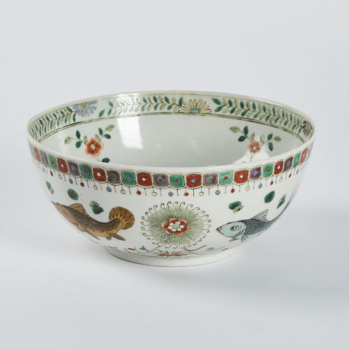 A Chinese Famille-verte Bowl