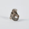 A Chinese Qing Dynasty Jade Silver Ring - 2