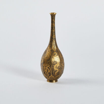 A Japanese Small Long-necked Vase in Edo Period