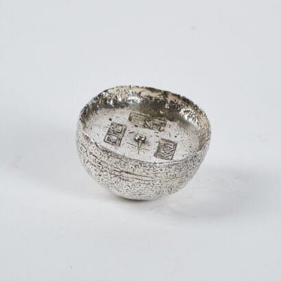 A Chinese silver Ingot (Hallmark)