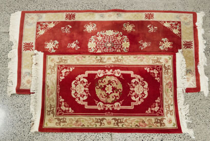 A Wool Carpet with Traditional Chinese patterns A Wool Carpet with Traditional Chinese patterns