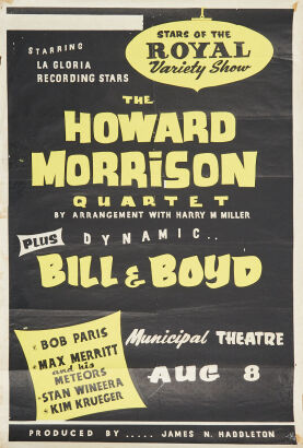 A Vintage Howard Morrison Quartet Poster