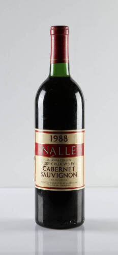 (1) 1988 Nalle Cellars Cabernet Sauvignon