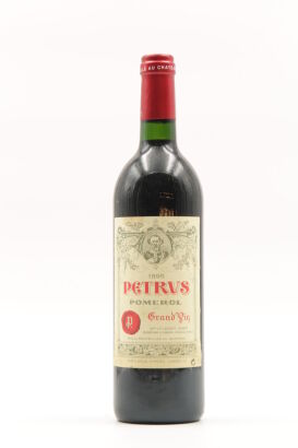 (1) 1995 Chateau Petrus, Pomerol JR17.5