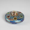 A Vintage Tm Tin Space Explorer Flying Saucer X-7 C.1950s
