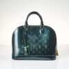 Louis Vuitton Bleu Nuit Monogram Vernis Alma Bag - 2