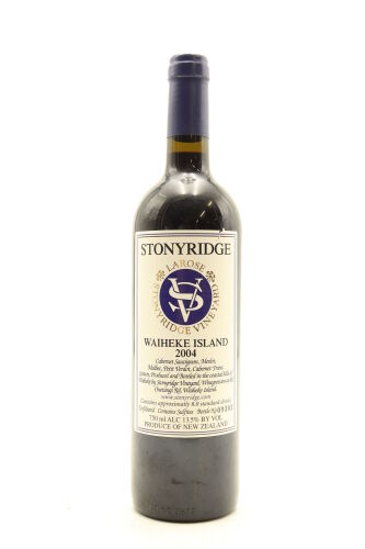 (1) 2004 Stonyridge Vineyard Larose, Waiheke Island