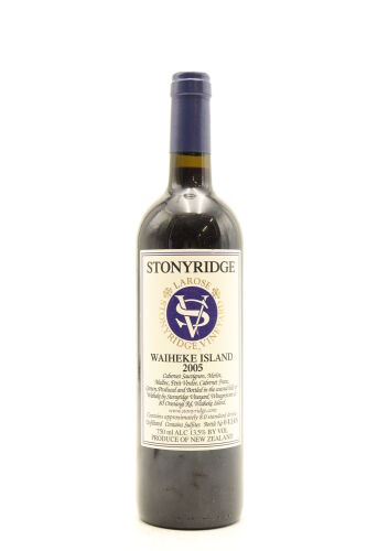 (1) 2005 Stonyridge Vineyard Larose, Waiheke Island