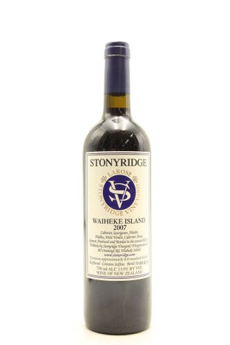 (1) 2007 Stonyridge Vineyard Larose, Waiheke Island