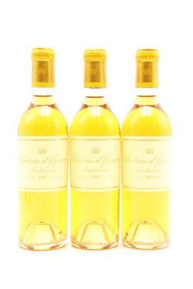 (3) 2007 Chateau d'Yquem, Sauternes, 375ml [JR18.5] [RP98]