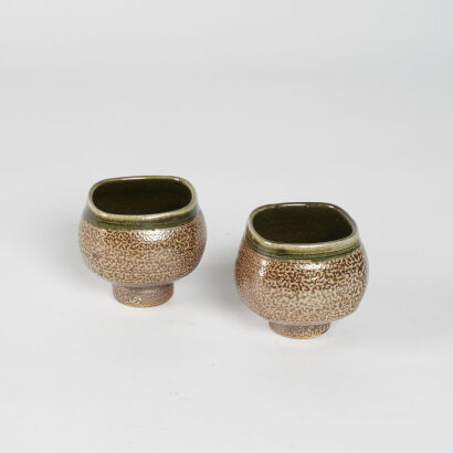 A Duncan Shearer Pair Of Chawan