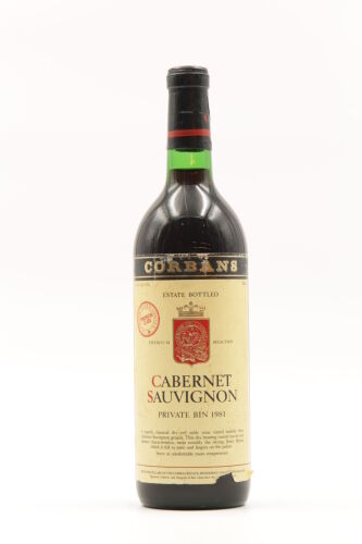 (1) 1981 Corbans Private Bin Cabernet Sauvignon, Hawkes Bay