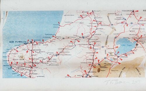 JEFF THOMSON Taranaki Map