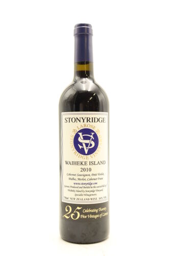 (1) 2010 Stonyridge Vineyard Larose, Waiheke Island