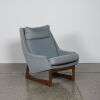 A Flewr Fleronde Sleigh Leg Armchair By Fred Lower