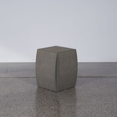 A Shagreen Ostrich Effect Side Table
