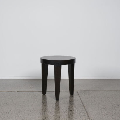 A Philippe Hurel Round Paris Side Table
