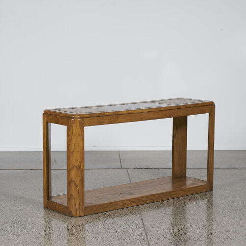 A Parkay Oak Console Table