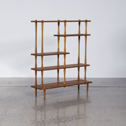 A Retro Wooden Shelf