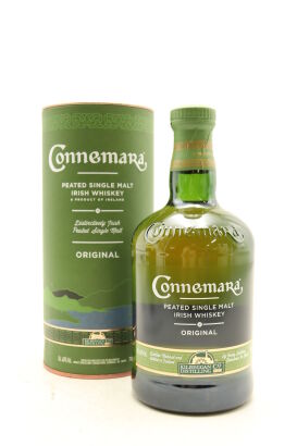 (1) Connemara Peated Single Malt Irish Whiskey, 40% ABV