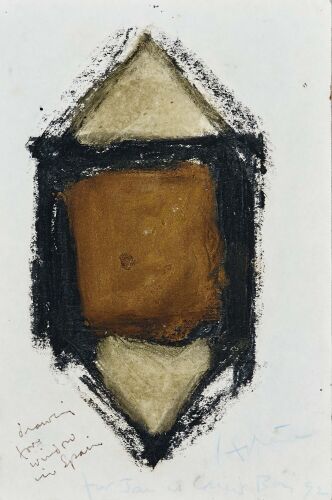 RALPH HOTERE Drawing for Window in Spain
