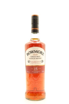 (1) Bowmore Darkest Sherry Cask Finished Single Malt Scotch Whisky, 43% ABV