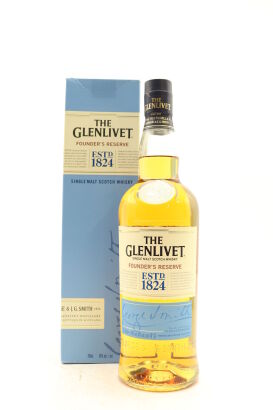 (1) The Glenlivet Founder's Reserve Single Malt Scotch Whisky, 40% ABV