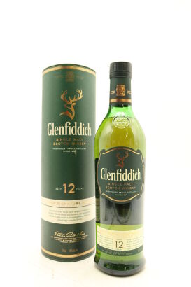 (1) Glenfiddich 12 Year Old Single Malt Scotch Whisky, 40% ABV