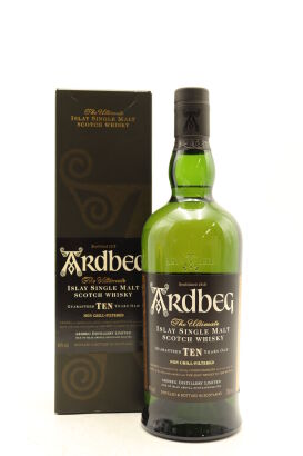 (1) Ardbeg The Ultimate Ten Year Old Single Malt Scotch Whisky, 46% ABV