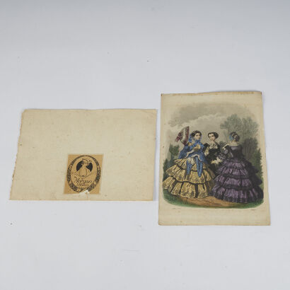 A Lithograph of Three Women
