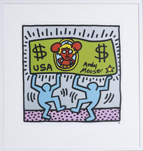 KEITH HARING Andy Mouse III 1993