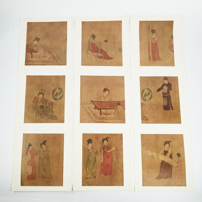 A Collection Of Tang Dynasty Painting Prints