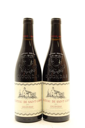 (2) 2015 Chateau de Saint Cosme Gigondas, Rhone [WS95]