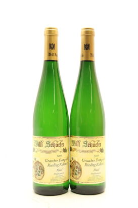 (2) 2015 Weingut Willi Schaefer Graacher Domprobst Riesling Kabinett, Mosel [JR17]