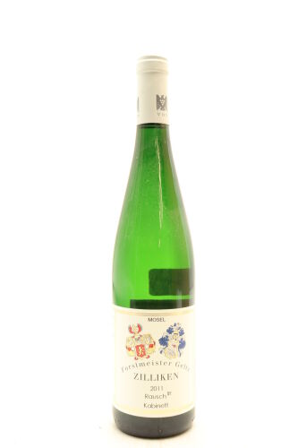 (1) 2011 Forstmeister Geltz-Zilliken Saarburger Rausch Riesling Kabinett, Mosel [JR18]