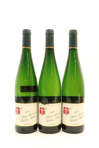 (3) 2007 Bischofliche Weinguter Trier Konvikt Trier Kaseler Kehrnagel Riesling Spatlese, Ruweral