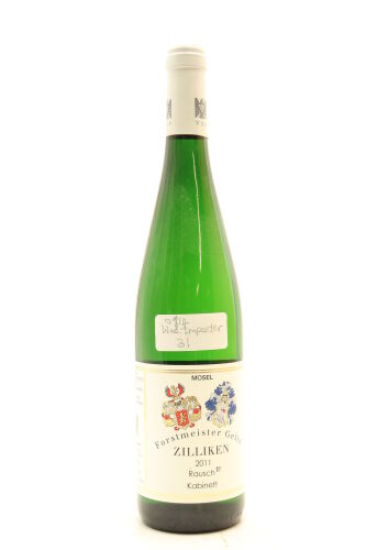 (1) 2011 Forstmeister Geltz-Zilliken Saarburger Rausch Riesling Kabinett, Mosel [JR18]