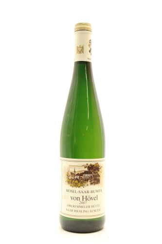 (1) 2007 Weingut von Hovel Oberemmeler Hutte Riesling Auslese, Mosel [JR17] [WS94]