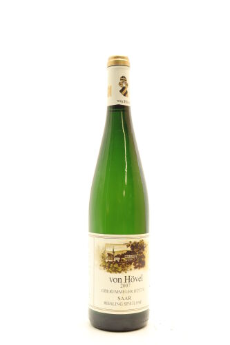 (1) 2007 Weingut von Hovel Oberemmeler Hutte Riesling Spatlese, Mosel [JR17]