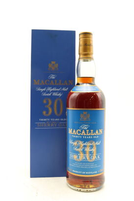 (1) The Macallan 30 Year Old Single Malt Scotch Whisky, 43% ABV, 750ml, circa 1990s-2000s