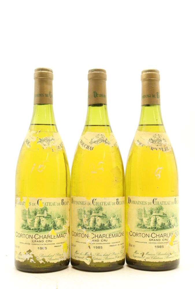 3) 1985 Bouchard & Fils Corton Charlemagne