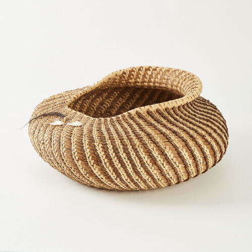 A Pine Needle Basket by Luwana Wanaisie, Oregon
