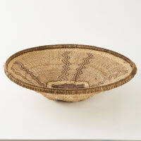 A Pine Needle Basket by Luwana Wanaisie, Oregon